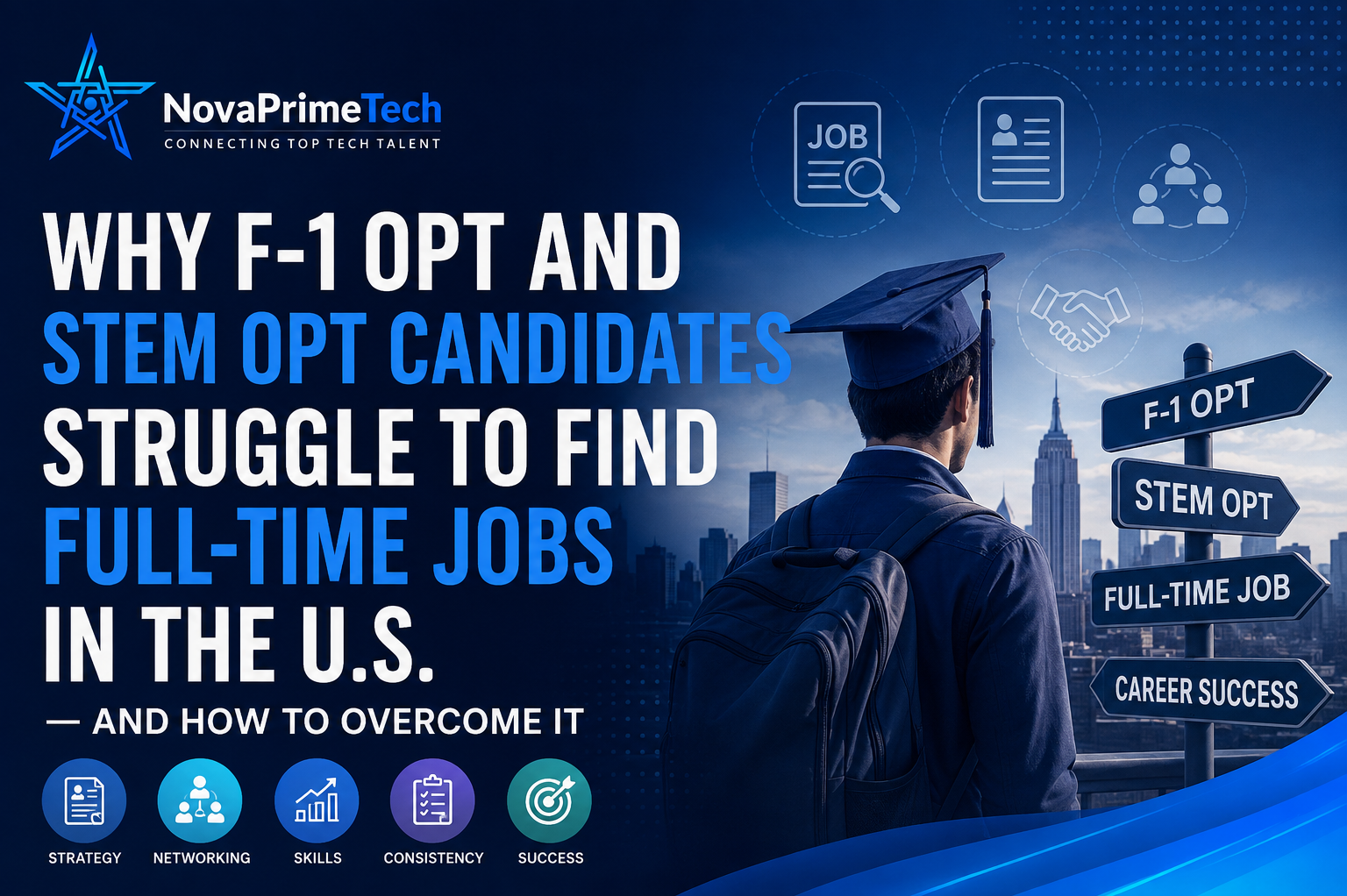 Why F-1 OPT  Candidates Struggle to Find Full-Time Jobs in the U.S. — And How to Overcome It